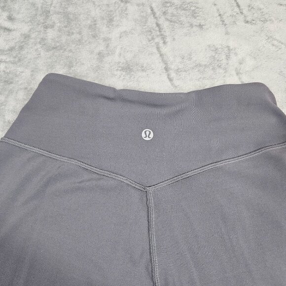 Lululemon Align Joggers Crop 23" Womens 4 Titanium Gray Yoga Pants Nulu W6ATAS - Picture 8 of 11